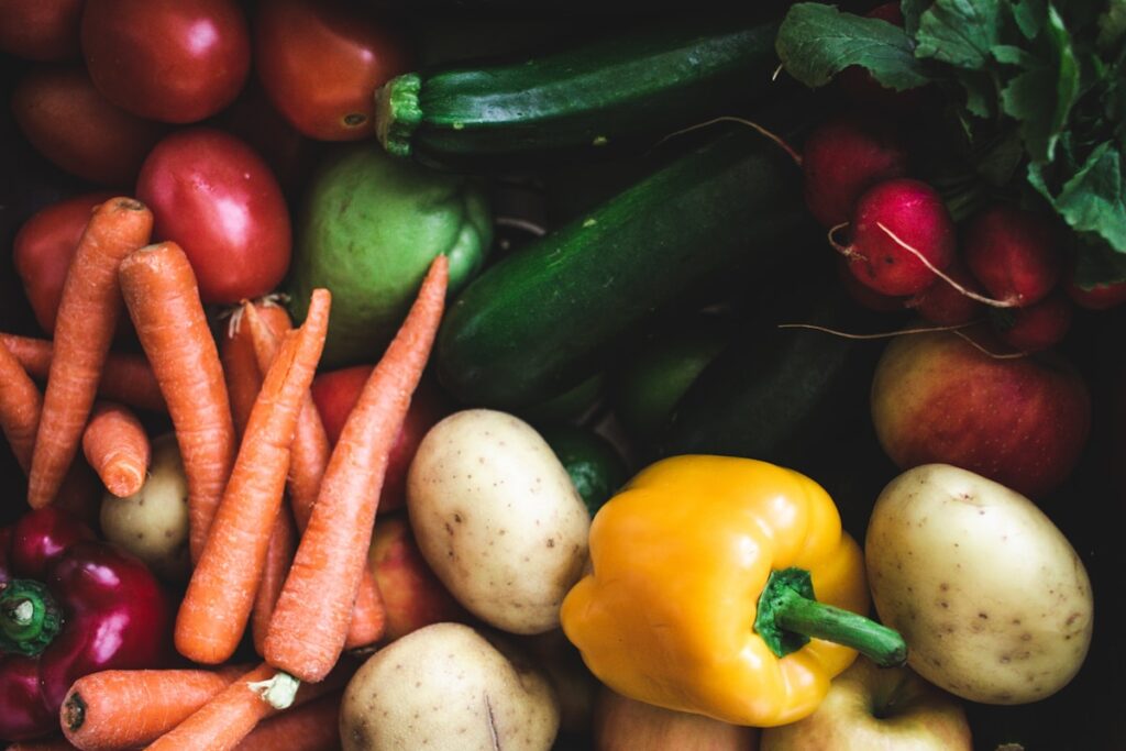 pile of vegetables